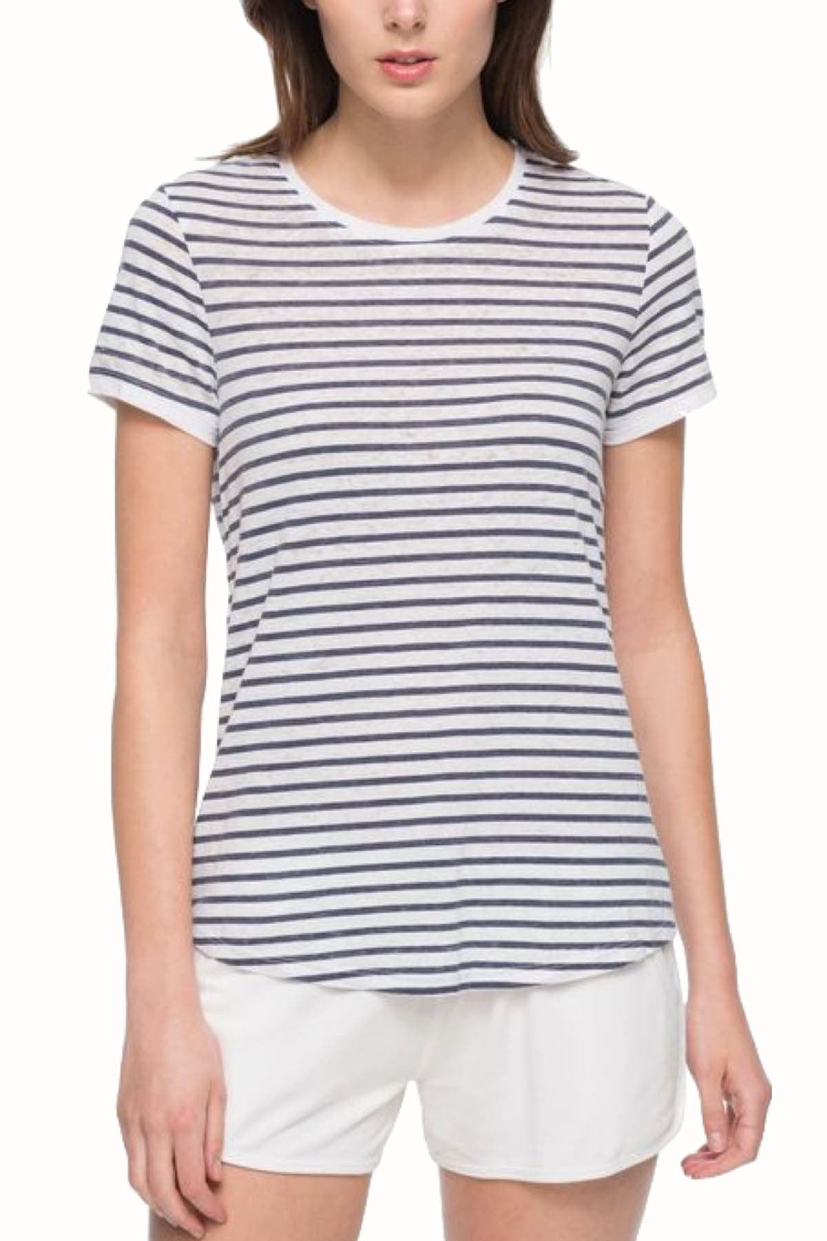 Tommy Hilfiger Sport Black/White Crossover-Back Skipper Tee
