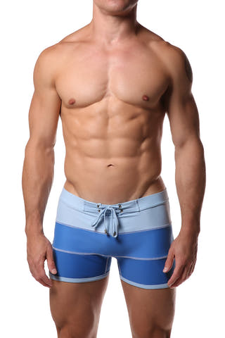 Kine Blue & Royal Blue Swim Trunks