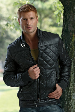 Premium Lounge Jeans Black Puffer Jacket thumbnail 2