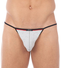 Gregg Homme Light Grey Heat Mesh Vent Modal G-String thumbnail 1