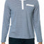 Oxymoron Blue & White Genuine Forgery Long-Sleeve Henley