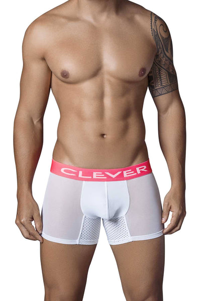 Clever White Aura Boxer Brief