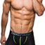 Marco Marco Black & Neon Yellow Stitched Boxer Brief