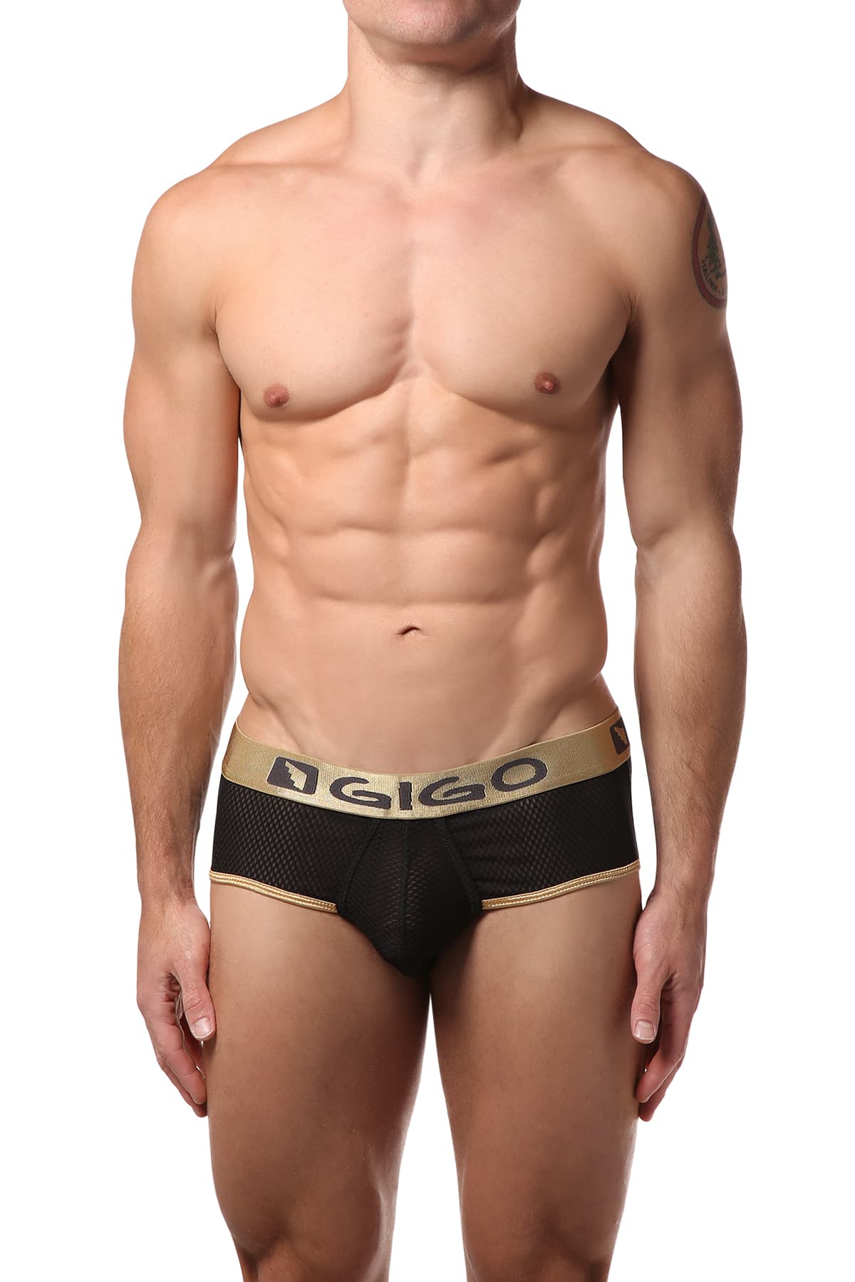 Gigo Black Sexy Jock-Brief