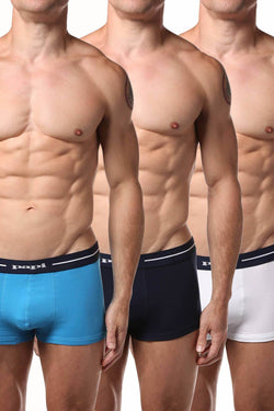 Papi Turquoise/White/Navy Nautical Brazilian Trunk 3-Pack thumbnail 1