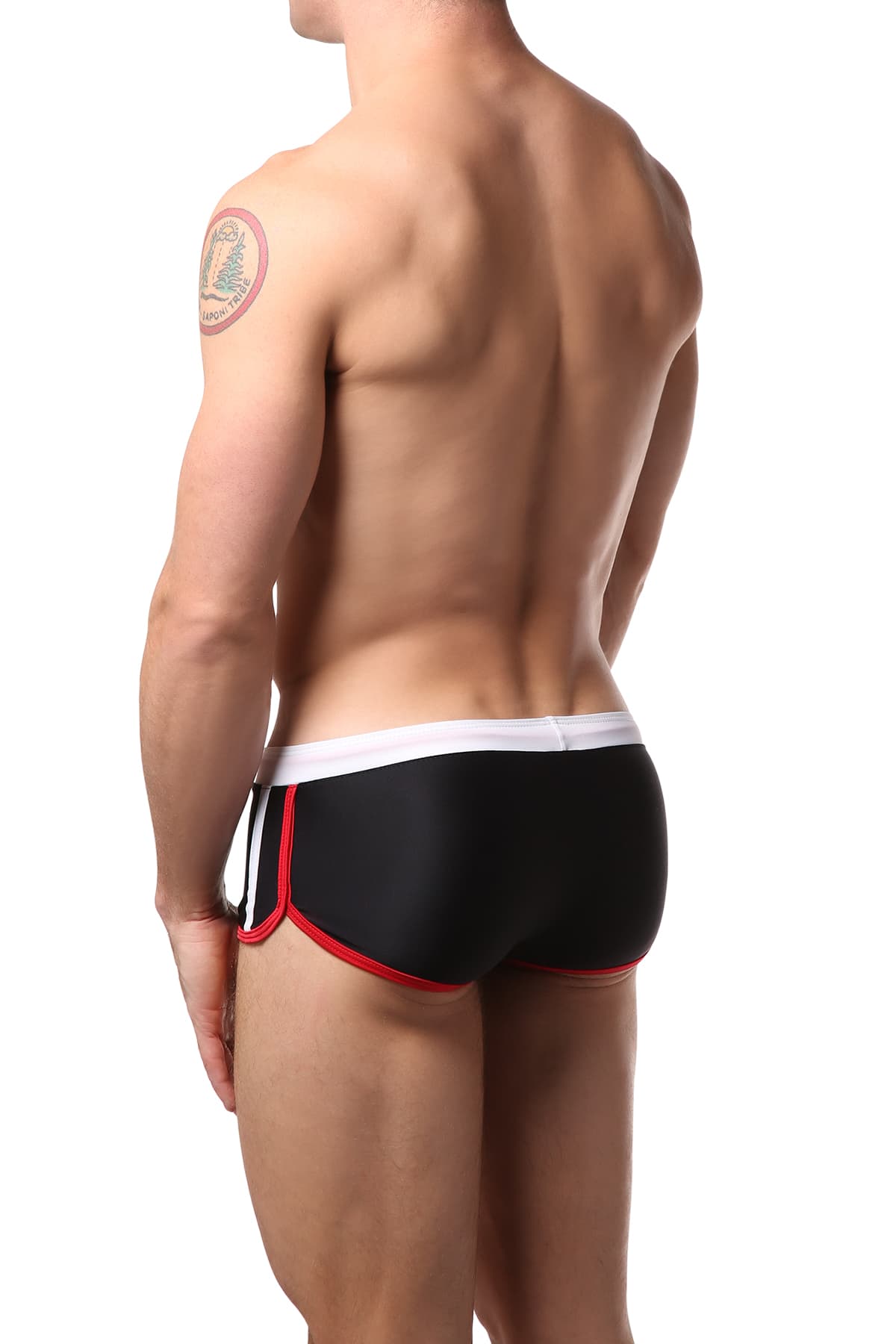 Gigo Black & Red Hot Swim Boxer