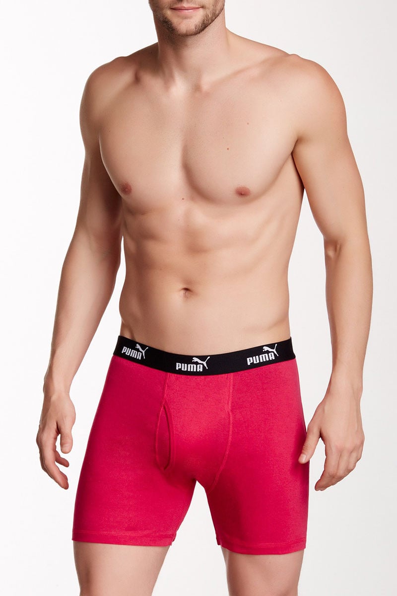 Puma Raspberry 3-Pack Assorted Boxer Brief