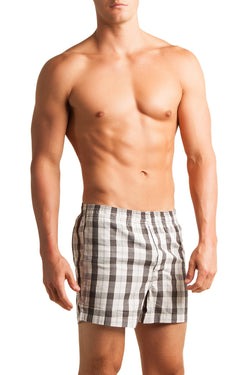 C-IN2 Graph Grey Woven Plaid Boxer thumbnail 2