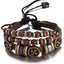 Light Brown Leather Independent Charm Bracelet