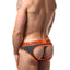 Gigo Hot Orange & Grey Jock Brief
