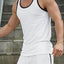 Y.M.L.A. White Contrast Trim Tank