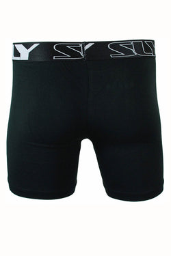 Sly Black Solid Boxer Brief - Long thumbnail 3