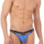 Gregg Homme Blue Chaser C-Ring Detachable Pouch Thong
