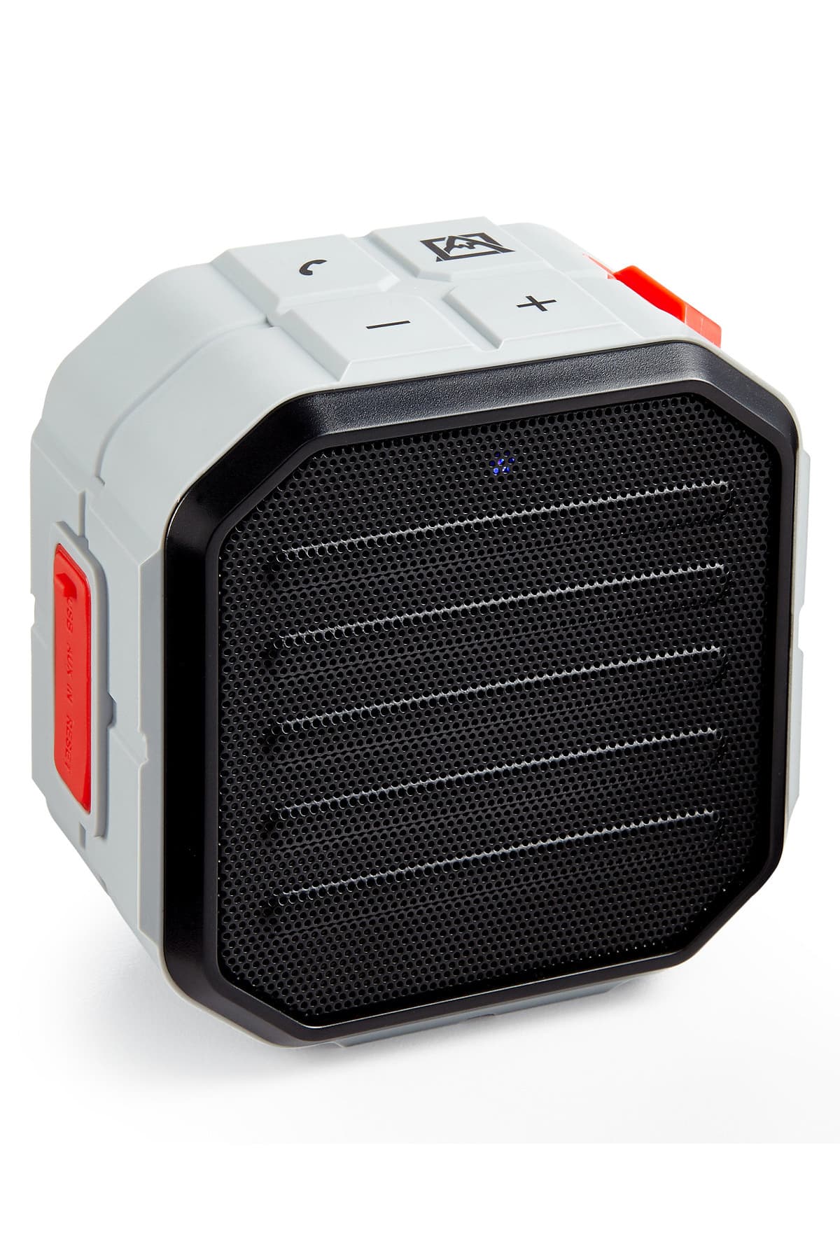 Avalanche Grey Cube Water-Resistant Bluetooth Speaker