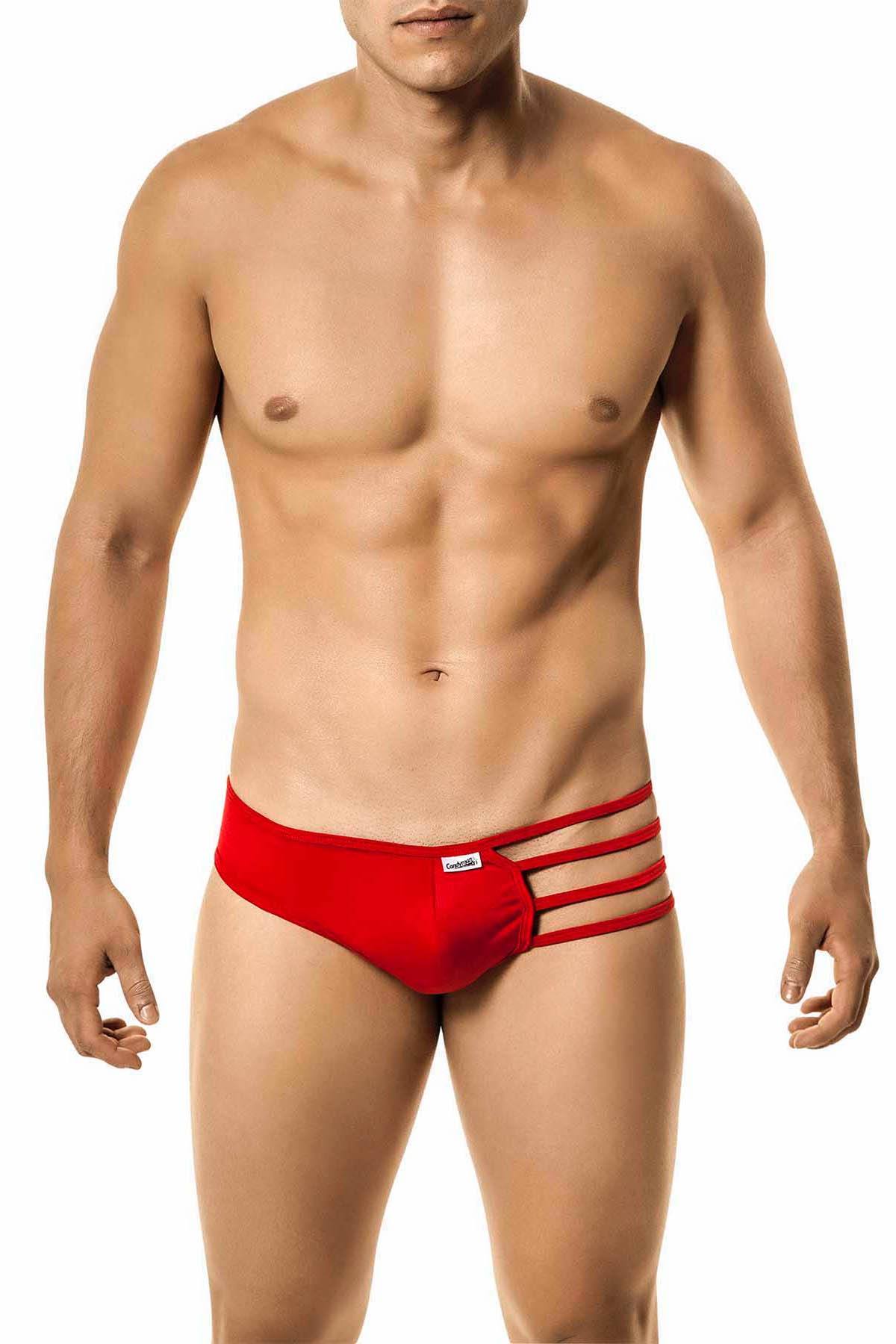 Candyman Red 4-String Thong