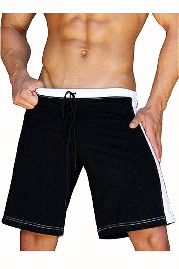 Jack Adams Black & White Relaxed Gym Short