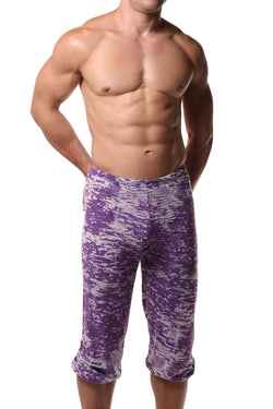 Y.M.L.A. Purple Burnout Yoga Pant thumbnail 3