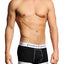 James Tudor Black & White Half Fall Boxer Brief