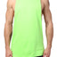 Y.M.L.A. Lime Green Split Muscle Tank