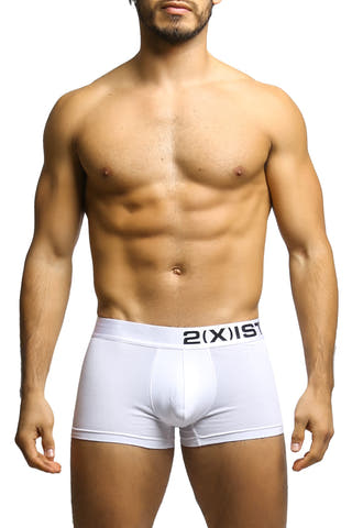 2(X)IST White Electric Cotton Stretch Trunk