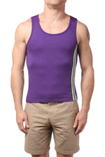 Gigo Purple Bias Tank