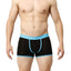 Doreanse Black/Turquoise Contrast Boxer Brief