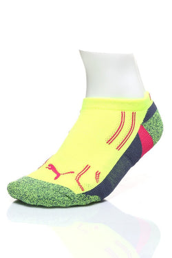 Puma Fluo White & Navy Low-Cut 3-Pack Socks thumbnail 3