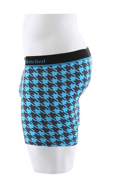 Unsimply Stitched Blue Houndstooth Boxer thumbnail 3