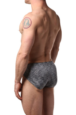 2(X)IST Varsity-Navy/Space-Dye Sliq Micro Brief thumbnail 2