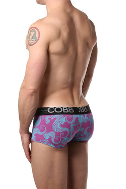 Alexander Cobb Pink & Blue Maori Tattoo Trunk thumbnail 2