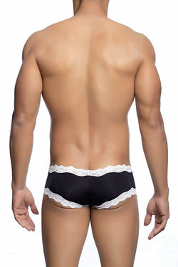 Male Basics Black Cheeky Brief thumbnail 3