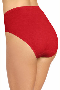 Vanity Fair Gallahad-Red Seamless Hi-Cut Strata Panty thumbnail 3