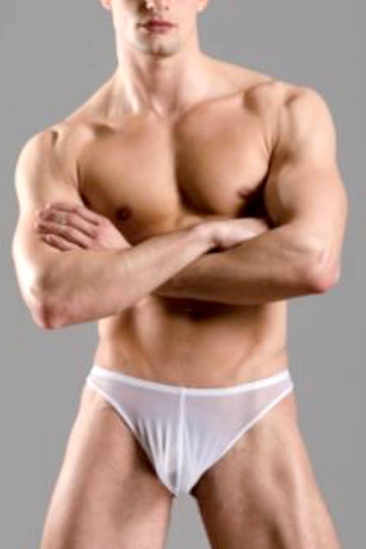 California Muscle White Gimo/Maintainer Thong