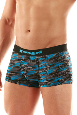 Papi Blue Abstract Microflex Brazilian Trunk thumbnail 1