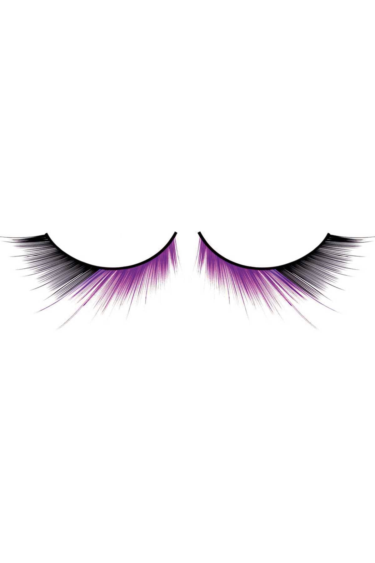 Baci Purple & Black Magic Colors Angled Eyelashes