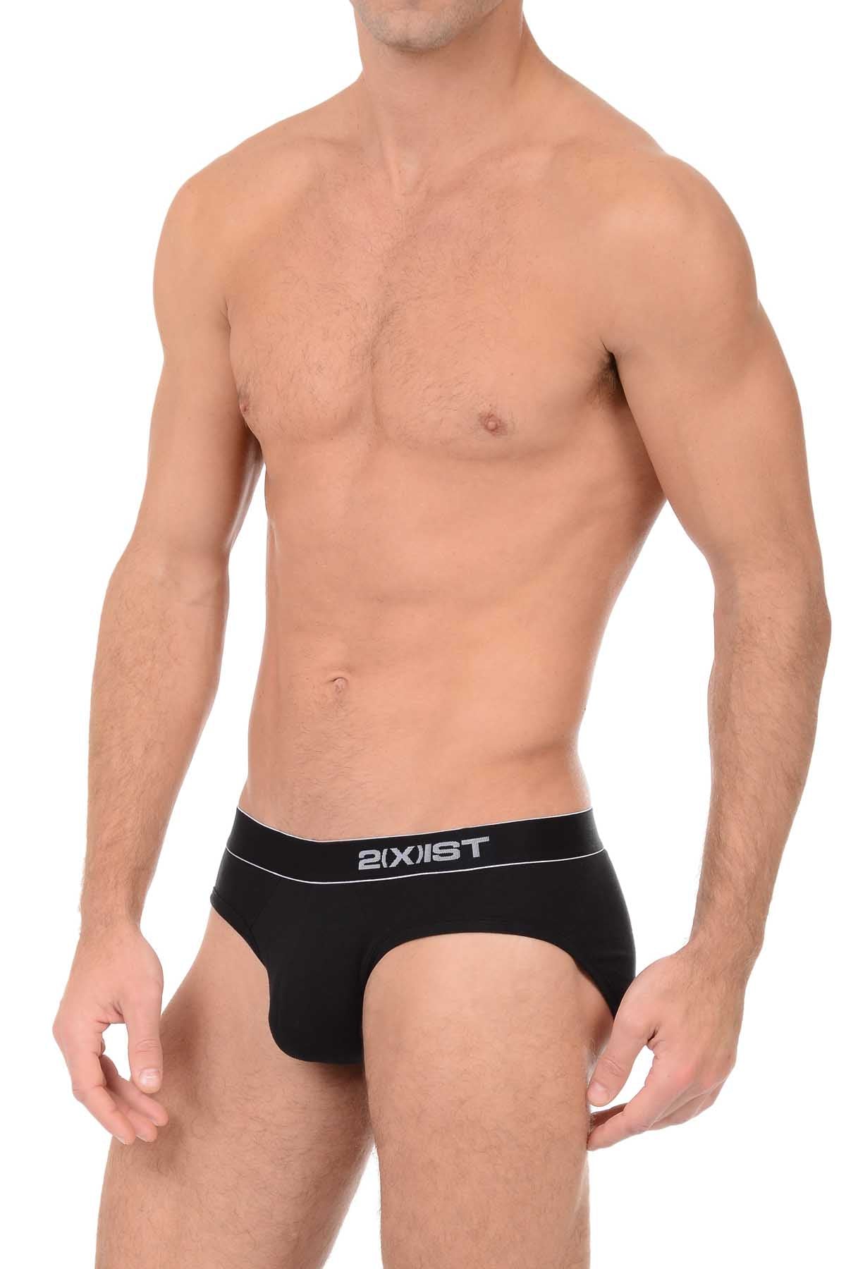 2(X)IST Black Pima Stretch Brief