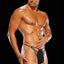 Male Power Black Nylon-Lycra G-Thong