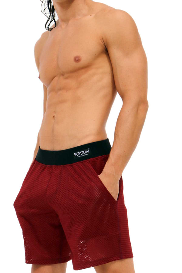 Rufskin Burgundy Bones Short