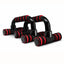 TKO Push Up Bars, Onyx/ Lava