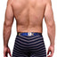 Xtremen Blue Large Stripes Boxer Brief