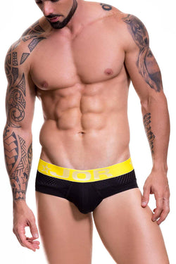 Jor Black/Yellow Athletic Brief thumbnail 1