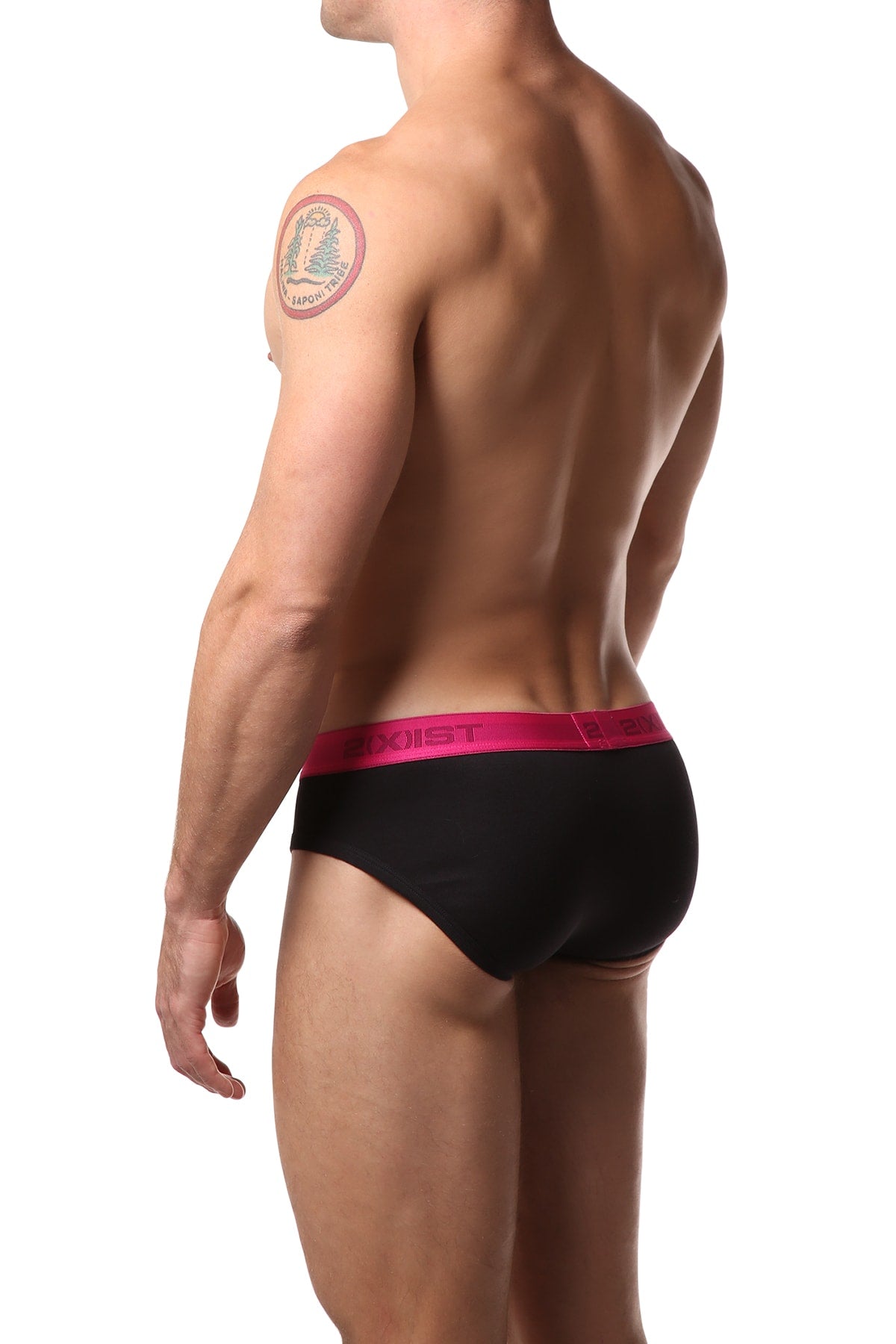 2(X)IST Dark Blue/Black/Light Blue Essential No-Show Brief