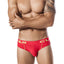 Clever Red Fluorescence Latin Brief