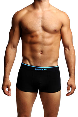 2-Pack Papi Black & Light Blue Solid Stretch Brazilian Trunks thumbnail 2