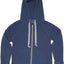Rxmance Unisex Denim Blue Hooded Zip Sweatshirt