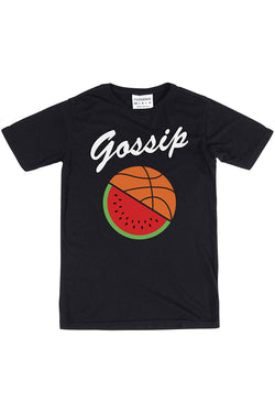 Rxmance Unisex Black Gossip Crew Tee thumbnail 2