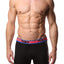 PUMA Light Black & Grey Solid Side Panel Boxer Brief