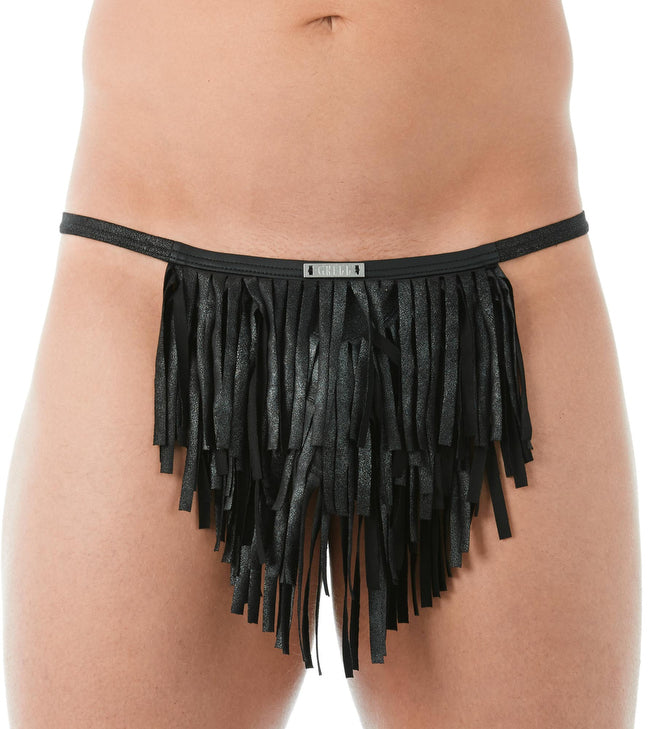Gregg Homme Charcoal Wild West Faux Suede Thong