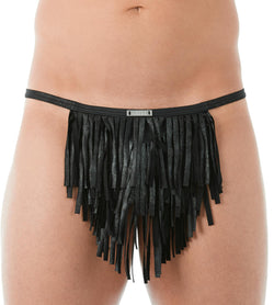 Gregg Homme Charcoal Wild West Faux Suede Thong thumbnail 1