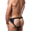 2(X)IST Black Cross Trainer Jockstrap